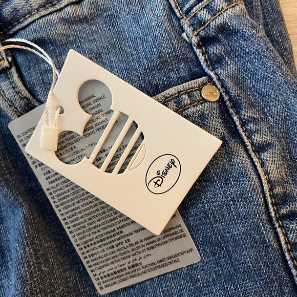 Zara Mickey Mouse Disney Jeans US 2 - Picture 3 of 12